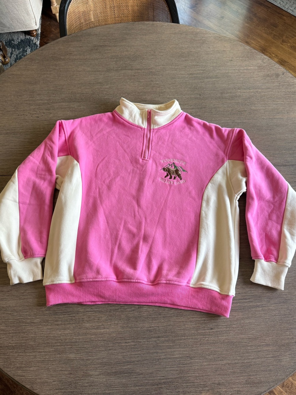 Yosemite Valley Camp Two-Tone Quarter Zip
